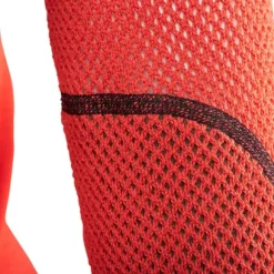 Aclima W's WoolNet Hybrid Mock Neck Jet Black/Poinciana/Capulet Olive