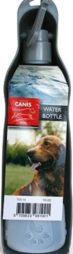Active Canis Portable Water Bottle 500 ml Black