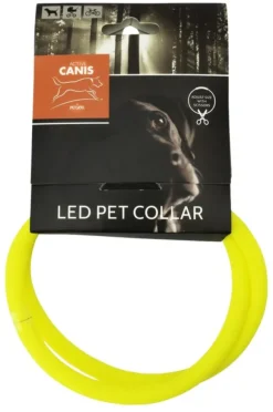 Active Canis USB Led Collar koiran heijastinpanta, Yellow