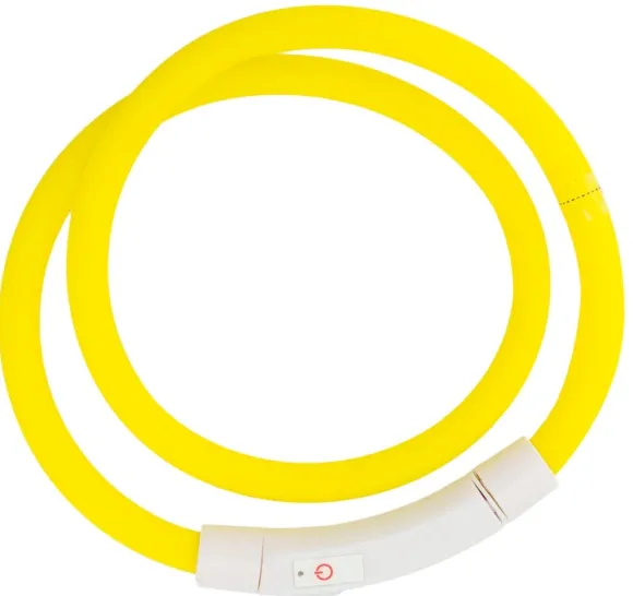 Active Canis USB Led Collar koiran heijastinpanta, Yellow