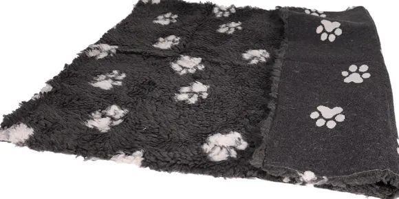 Active Canis Vetbed 75x100 cm Medium Grey with Paws