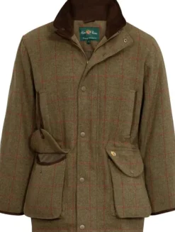 Alan Paine Combrook Waterproof Tweed Shooting Field Coat metsästystakki, Sage