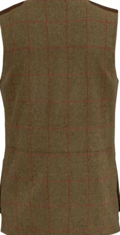 Alan Paine M's Combrook Tweed Shooting Waistcoat Sage