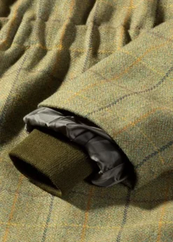 Alan Paine M's Rutland Waterproof Tweed Shooting Coat Dark Moss
