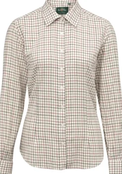 Alan Paine Shirt Bromford naisten kauluspaita, Check 2 Red