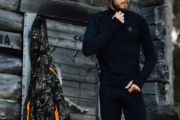 Alaska CoolDry 180 g -aluskerrasto, musta