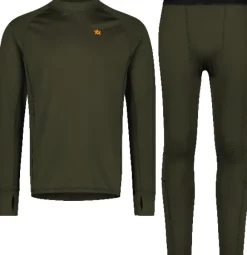 Alaska CoolDry Base Layer Set kerrasto, Night Green