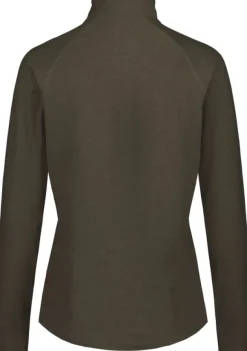 Alaska CoolDry Half-Zip Top naisten paita, Moss Brown