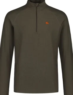 Alaska CoolDry Half-Zip Top paita, Moss Brown