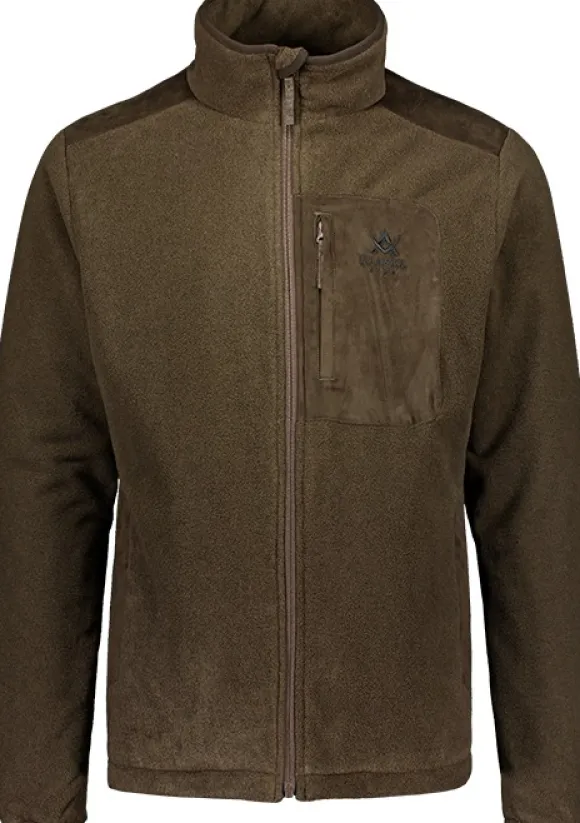 Alaska Dawson -miesten fleecetakki, Moss Brown