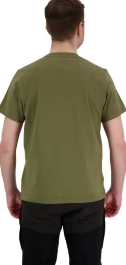 Alaska Freedom t-paita rintataskulla, oliivinvihreä