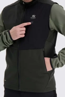 Alaska Heat System Vest lämpöliivi, vihreä/musta