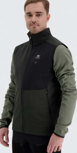 Alaska Heat System Vest lämpöliivi, vihreä/musta