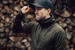 Alaska Juneau -miesten fleecetakki, Moss Brown