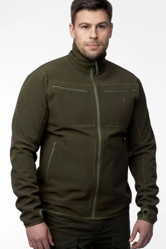 Alaska Kodiak APS -miesten kääntötakki, vihreä/oranssi