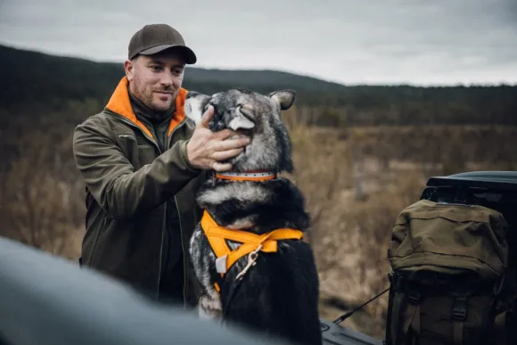 Alaska Kodiak APS -miesten kääntötakki, vihreä/oranssi