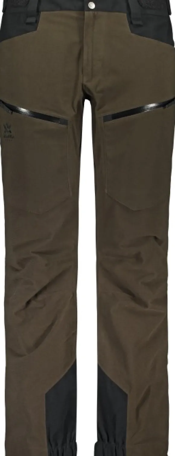 Alaska M's Apex Pro -housut, Brown/Black