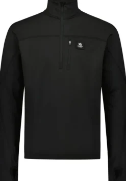 Alaska M's ThermoDry Half-Zip Top tekninen pusero, musta