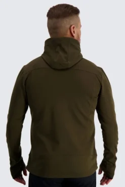 Alaska Sniper -miesten huppari, Moss Brown