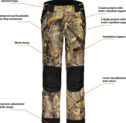 Alaska Superior II -miesten metsästyshousut, BlindMax HD (2020)