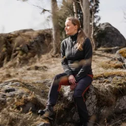 Alaska Trekking Lite Pro -naisten housut, Orange / Grey