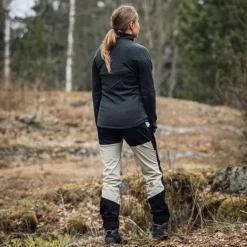 Alaska Trekking Lite Pro -naisten housut, Moss Grey / Black