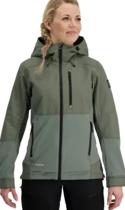 Alaska Trekking Lite Pro Jacket naisten takki, harmaavihreä