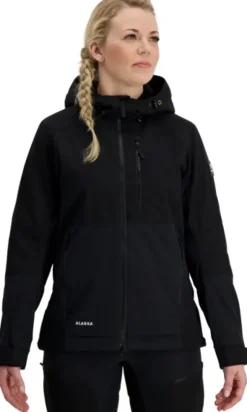 Alaska Trekking Lite Pro Jacket naisten takki, musta
