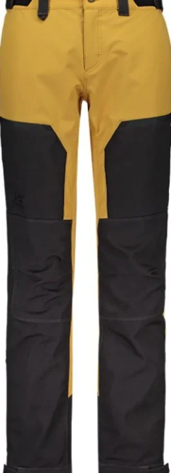 Alaska Trekking Lite Pro -naisten housut, Mustard / Grey