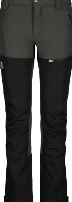 Alaska Trekking Lite Pro Pant lasten ulkoiluhousut, tummanvihreä/musta
