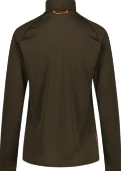 Alaska W's CoolDry Half-Zip Top Brown