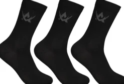 Alaska-merinosukat, 3 paria, musta