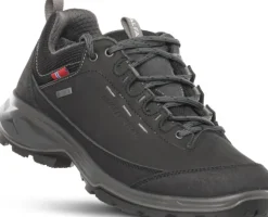 Alfa Brage Perform GTX naisten nahkaiset vaelluskengät, musta