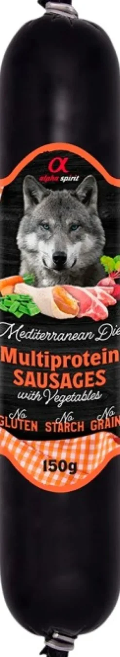 Alpha Spirit Mediterranean Multiproteiini makkara vihanneksilla 150 g