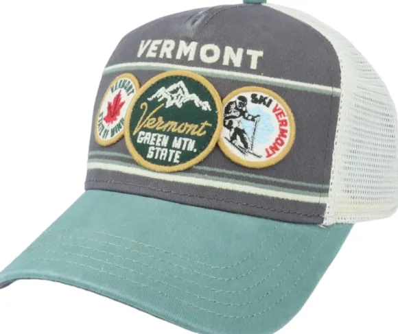 American Needle Vermont Domino Ivory/Cool Gray