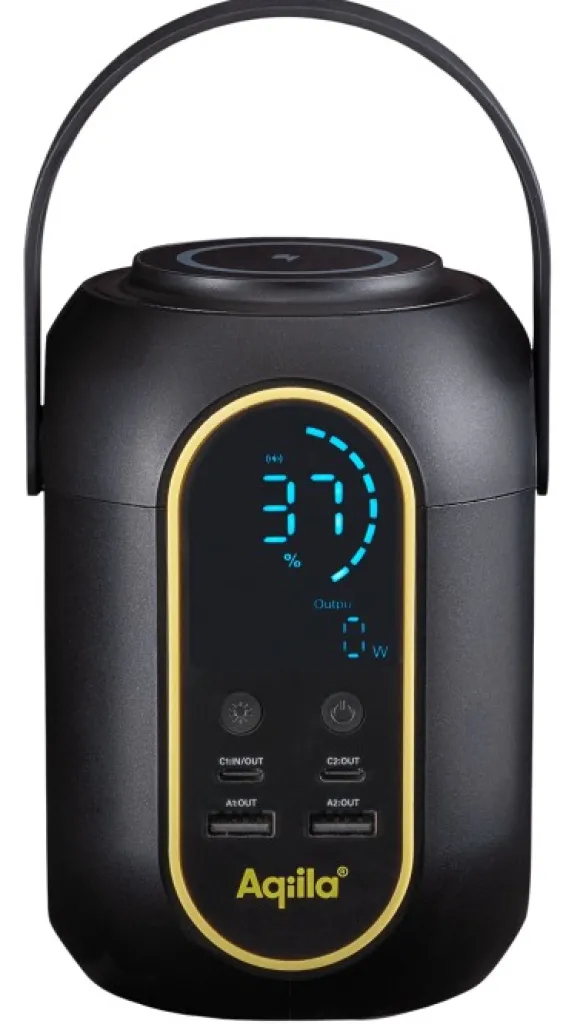 Aqiila Powerbird S140 varavirtalähde valolla