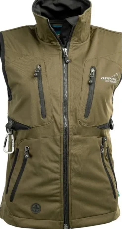 Arrak Acadia Softshell Vest Olive -naisten liivi, oliivi