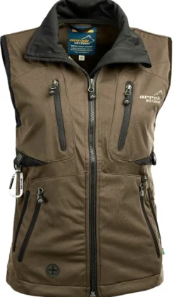 Arrak Acadia Softshell Vest naisten liivi, Brown