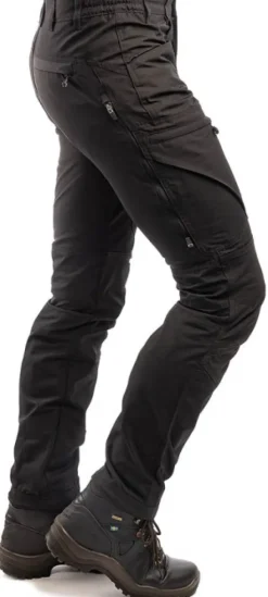 Arrak Active Stretch -ulkoiluhousut, musta