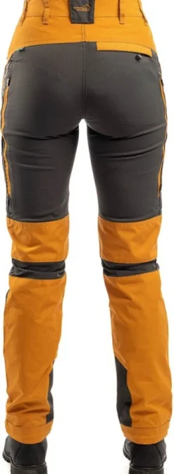 Arrak Active Stretch -ulkoiluhousut naisille, oranssi/musta