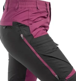 Arrak Active Stretch -ulkoiluhousut naisille, violetti/musta