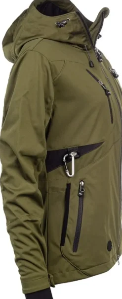 Arrak Akka -naisten softshelltakki, Olive