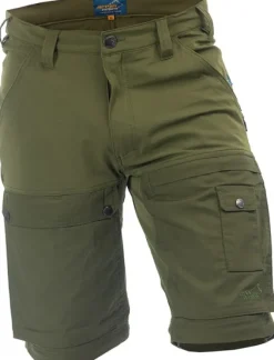Arrak Flexible Zip Off Pant katkolahjehousut, vihreä