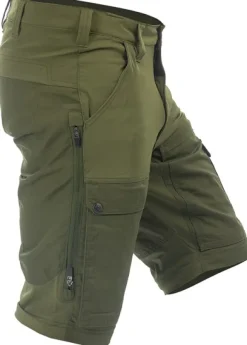 Arrak Flexible Zip Off Pant katkolahjehousut, vihreä
