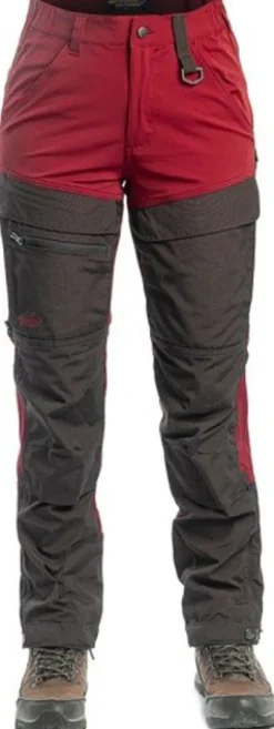 Arrak Hybrid naisten housut punainen