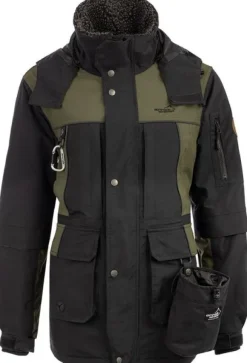 Arrak Original Jacket naisten takki, musta/oliivinvihreä