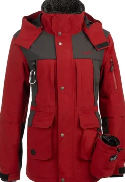 Arrak Original Jacket naisten takki, Red/Anthracite