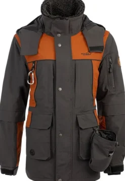 Arrak Original Jacket naisten takki, Anthracite/Orange