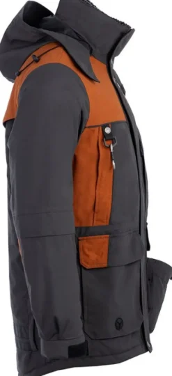 Arrak Original Jacket takki, Anthracite/Orange