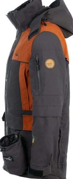 Arrak Original Jacket takki, Anthracite/Orange